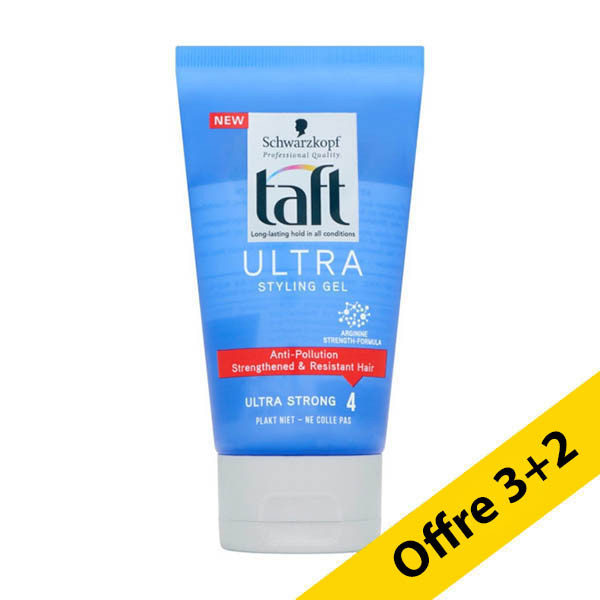 Offre : 5x Schwarzkopf Taft Ultra Strong gel (150 ml) SSC01207 - 1