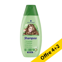 Offre : 6x Schwarzkopf shampooing 7 herbes (400 ml)