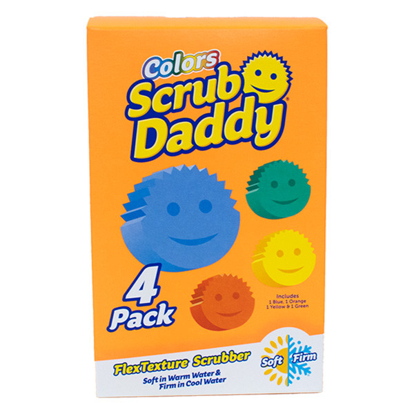 Scrub Daddy Colors éponges (4 pièces)  SSC01006 - 1