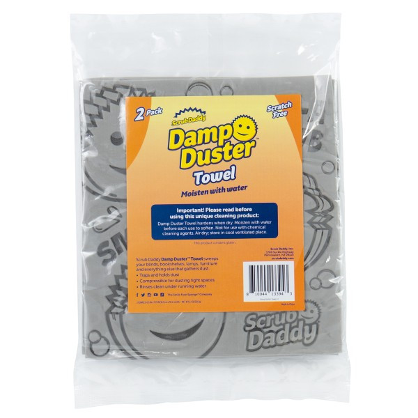 Scrub Daddy Damp Duster Towel (2 pièces) - gris  SSC01063 - 1