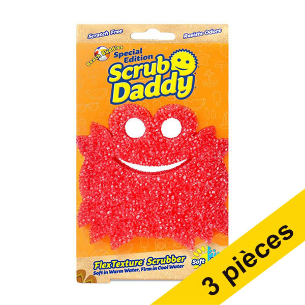 Offre : 3x Scrub Daddy Édition Spécial Été éponge crabe SSC01075 - 1