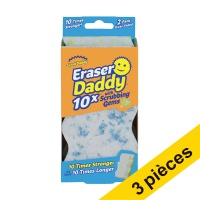 Offre : 3x Scrub Daddy Eraser Daddy éponge magique (2 pièces)