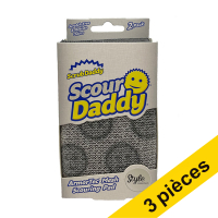 Offre : 3x Scrub Daddy Scour Daddy éponge Style Collection (2 pièces) - gris