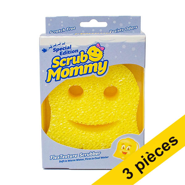 Offre : 3x Scrub Daddy Scrub Mommy Édition Spéciale Noël Cloche de Noël SSC01077 - 1