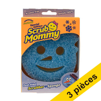 Offre : 3x Scrub Daddy Scrub Mommy Special Edition Noël Blue Snowman éponge