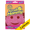 Offre : 3x Scrub Mommy éponge - rose SSC00240 - 1