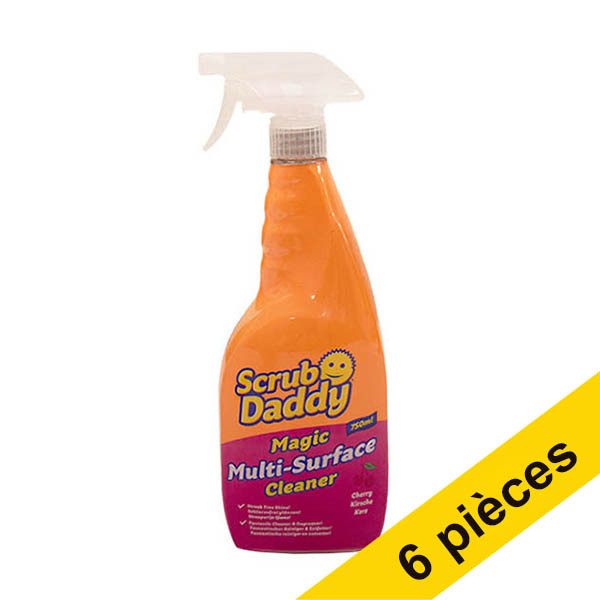 Offre : 6x Scrub Daddy spray nettoyant universel Cherry (750 ml) SSC01162 - 1