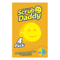 Scrub Daddy Original éponges (4 pièces) - jaune  SSC01005