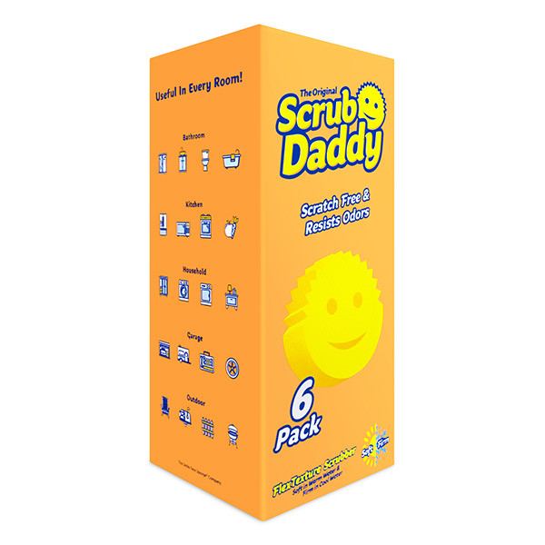 Scrub Daddy Original éponges (6 pièces) - jaune  SSC01029 - 1