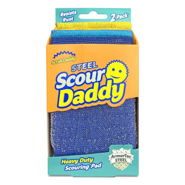 Scrub Daddy Scour Daddy Steel (2 pièces) - gris SDSCST SSC00250 - 1
