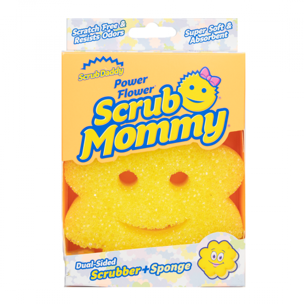 Scrub Daddy Scrub Mommy Édition Spéciale éponge printemps fleur - jaune  SSC00254 - 1