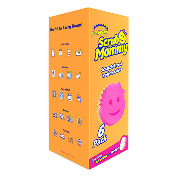 Scrub Daddy Scrub Mommy éponges (6 pièces) - rose  SSC01031 - 1