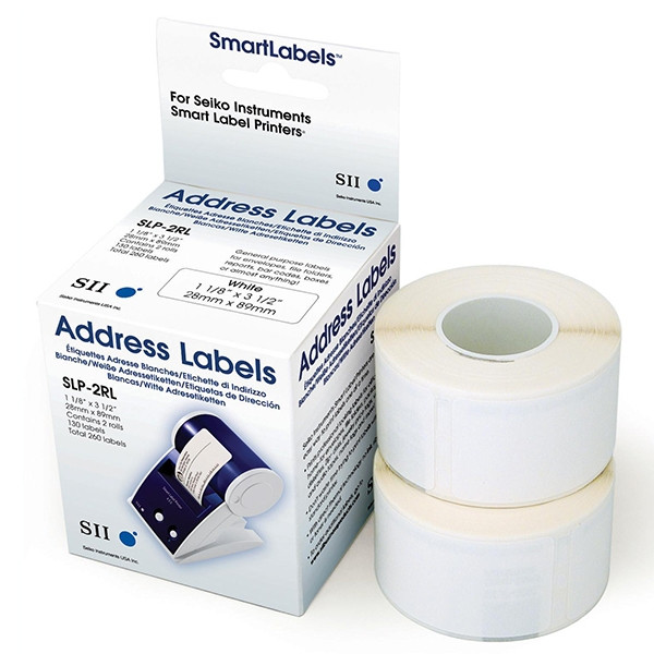 Seiko SLP-2RLH étiquettes d'adresse 28 x 89 mm (520 étiquettes) - blanc 42100610 149024 - 1