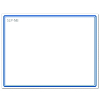 Seiko SLP-NB cartes de visite 54 x 70 mm (160 étiquettes) - bleu 42100618 149052