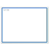 Seiko SLP-NB cartes de visite 54 x 70 mm (160 étiquettes) - bleu 42100618 149052