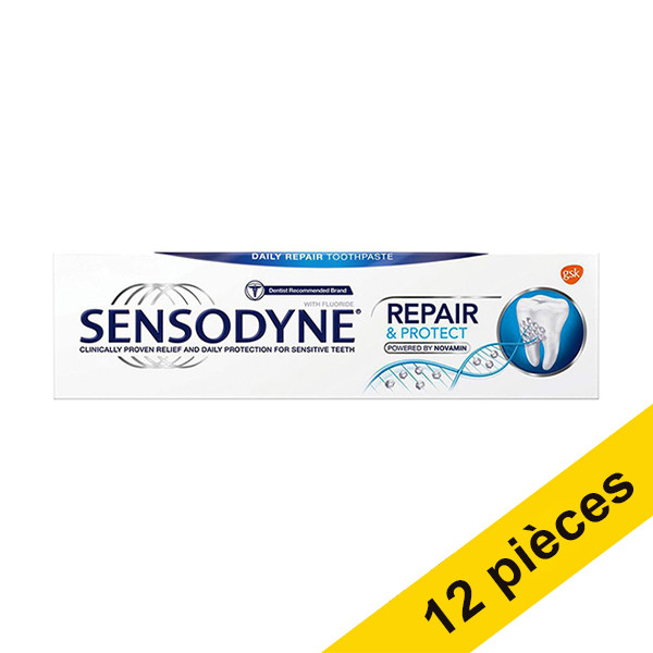 Sensodyne Offre : 12x Sensodyne Repair & Protect Deep Repair Extra Fresh dentrifrice (75 ml)  SSE05026 - 1