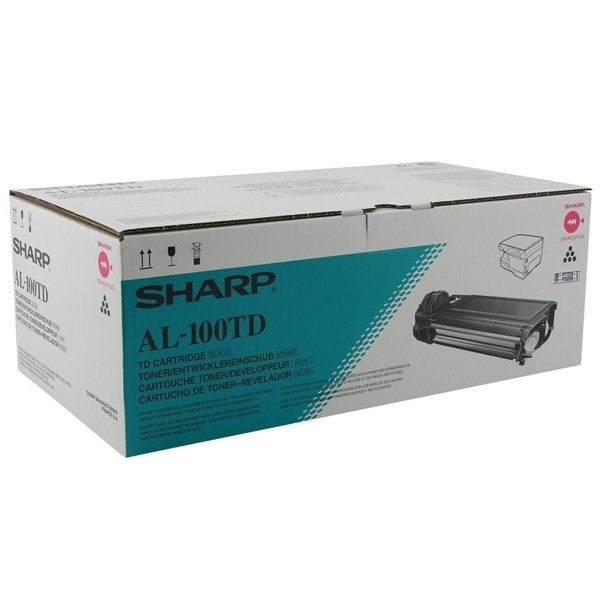 Sharp AL-100TD toner noir/développeur (d'origine) AL100TD 032790 - 1