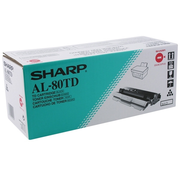 Sharp AL-80TD toner (d'origine) - noir AL80TD 082050 - 1