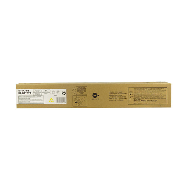 Sharp BP-GT20YA toner (d'origine) - jaune BPGT20YA 032606 - 1