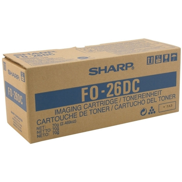Sharp FO-26DC toner (d'origine) - noir FO-26DC 082186 - 1