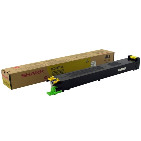 Sharp MX-18GTYA toner (d'origine) - jaune MX18GTYA 082206 - 1