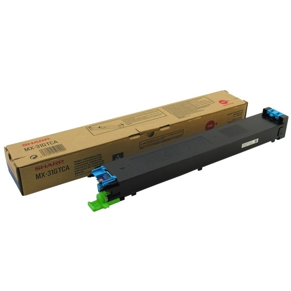 Sharp MX-31GTCA toner (d'origine) - cyan MX31GTCA 082192 - 1