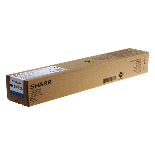 Sharp MX-61GTCA toner (d'origine) - cyan MX61GTCA 082916 - 1