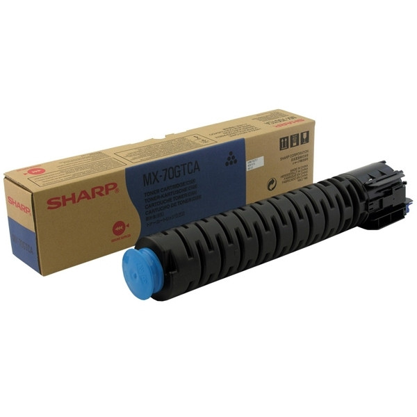 Sharp MX-70GTCA toner (d'origine) - cyan MX70GTCA 082212 - 1