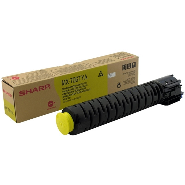 Sharp MX-70GTYA toner (d'origine) - jaune MX70GTYA 082216 - 1