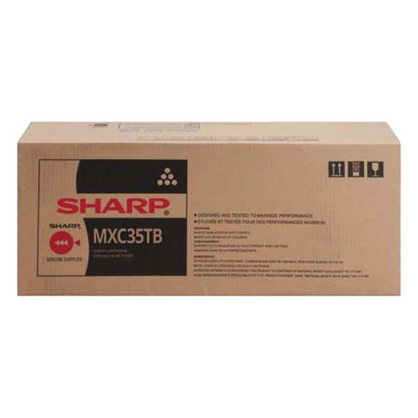 Sharp MX-C35TB toner (d'origine) - noir MXC35TB 082922 - 1