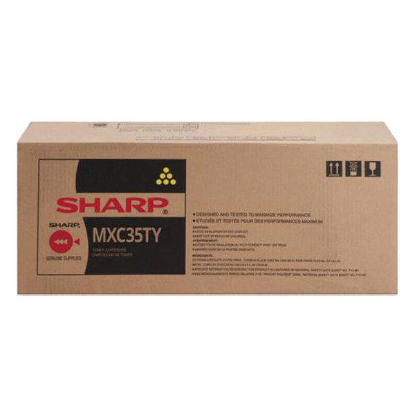 Sharp MX-C35TY toner (d'origine) - jaune 906219 - 1