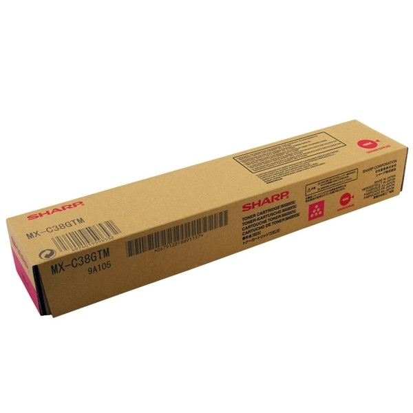 Sharp MX-C38GTM toner (d'origine) - magenta MXC38GTM 082222 - 1