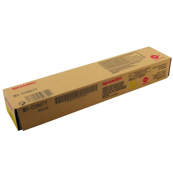 Sharp MX-C38GTY toner (d'origine) - jaune MXC38GTY 082224 - 1