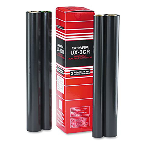 Sharp UX-3CR rouleau film transfert thermique noir 2 pièces (d'origine) UX3CR 125426 - 1