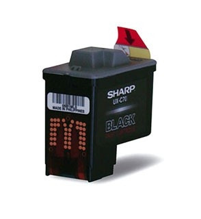 Sharp UX-C70B cartouche d'encre (d'origine) - noir UX-C70B 039035 - 1