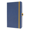 Carnet Sigel Linescape A5 ligné 80 g/m² 88 feuilles - bleu