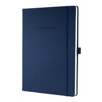 Sigel Conceptum Pure carnet de notes A5 ligné 80 g/m² 97 feuilles - bleu foncé 221422