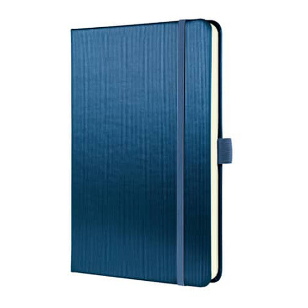 Sigel Conceptum carnet de notes A5 ligné 80 g/m² 97 feuilles - bleu métallisé SI-CO403 221425 - 1
