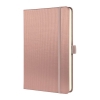 Sigel Conceptum carnet de notes A5 ligné 80 g/m² 97 feuilles - rose métallisé