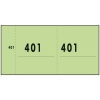 Sigel Expres bloc numéro 1-1000 (10 blocs de 100 feuilles) - vert 76153 208550