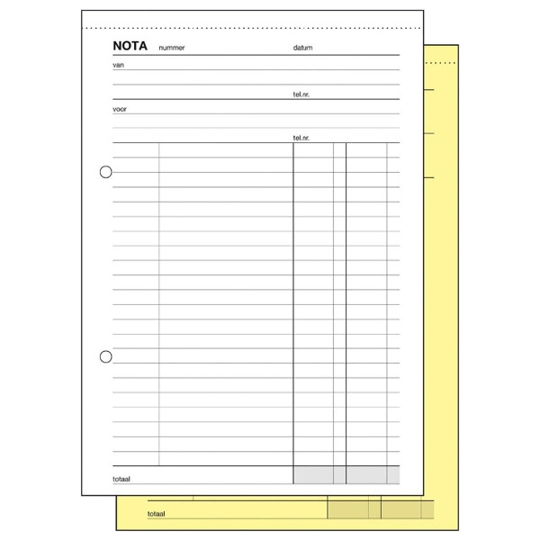 Sigel Expres notakopieblok zelfkopiërend met copystop (2x 50 vel) 208544 - 1