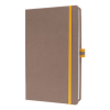 Sigel Linescape carnet de notes A5 ligné 80 g/m² 88 feuilles - marron