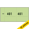 Offre : 10x Sigel Expres bloc numéro 1-1000 (10 blocs de 100 feuilles) - vert 208488 - 1