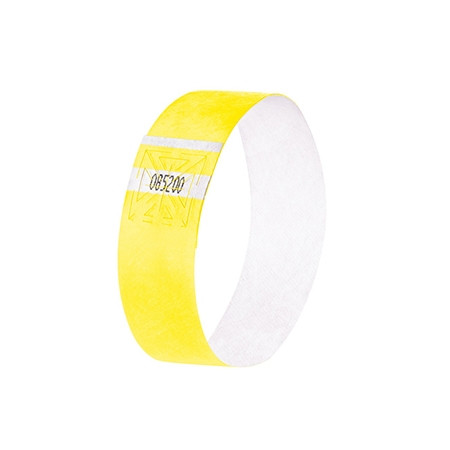 Sigel Super Soft bracelets évènementiels (120 pièces) - jaune fluorescent SI-EB218 208687 - 1
