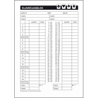 Sigel klaverjasblok 105 x 148 mm (50 vel) SI-40960 208580