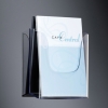 Sigel porte-brochures mural acrylique DIN long 208704 - 1