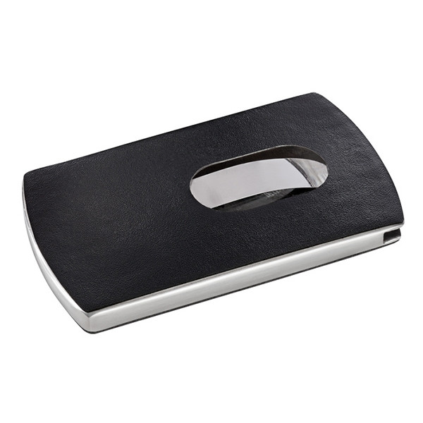 Sigel porte-cartes aspect cuir - argent/noir SI-VZ121 208615 - 1