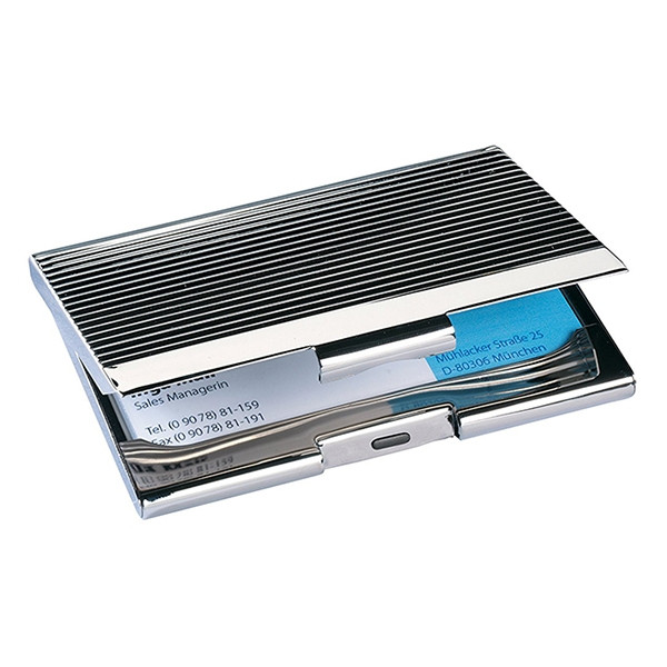 Sigel porte-cartes de visite - argent chrome SI-VZ130 208633 - 1