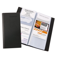 Sigel porte-cartes de visite (192 cartes) - noir SI-VZ172 208613