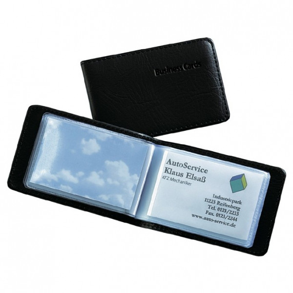 Sigel porte-cartes de visite (40 cartes) - noir SI-VZ170 208582 - 1